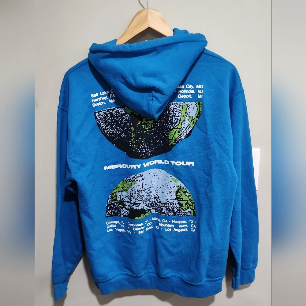 Imagine Dragons Mercury World Tour Blue Concert Hoodie, Size medium, Unisex - Picture 6 of 7